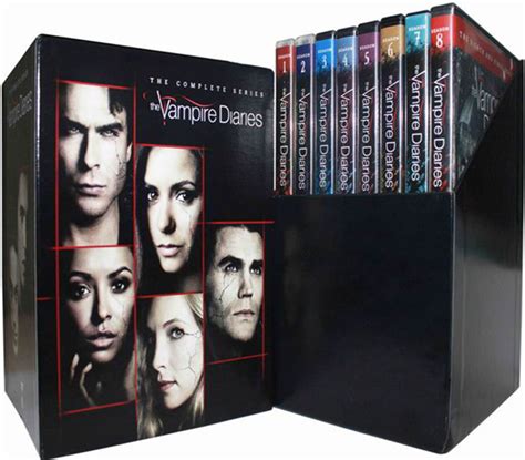 The Vampire Diaries The Complete Series Seasons 1-8 DVD Box Set 38 Disc ...