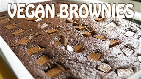 How To Make Vegan Brownies Made With Flax Seeds YouTube