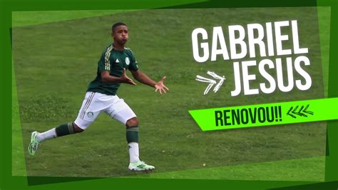 Gabriel Jesus Renova O Palmeiras E Declara Amor Ao Clube YouTube