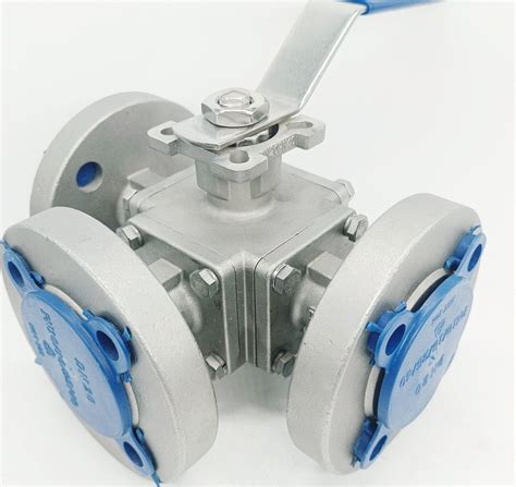 Stainless Steel Way Din Flange Ball Valve With Mounting Plate Iso