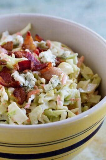 Bacon Blue Cheese Coleslaw Taste And Tell