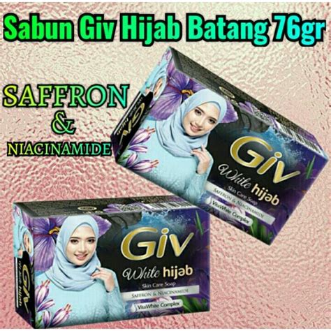 Jual Sabun Mandi Giv Hijab Batang 76gr Saffron Niacinamide Body