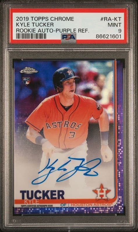 2019 Topps Chrome Rookie Autographs Purple Refractor RA KT Kyle