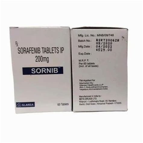 Sornib Sorafenib Tablets IP At Rs 1881 Bottle In Ahmedabad ID