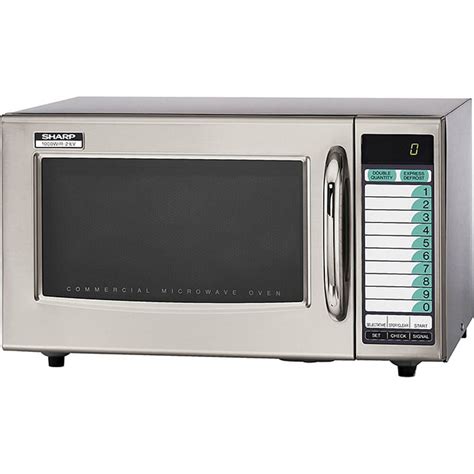 Stainless Steel Medium Duty Commercial Microwave Oven Programmable