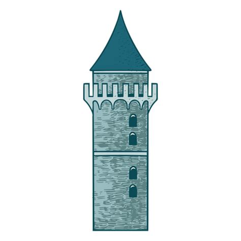 Design Png E Svg De Torres Tradicionais Do Castelo Para Camisetas