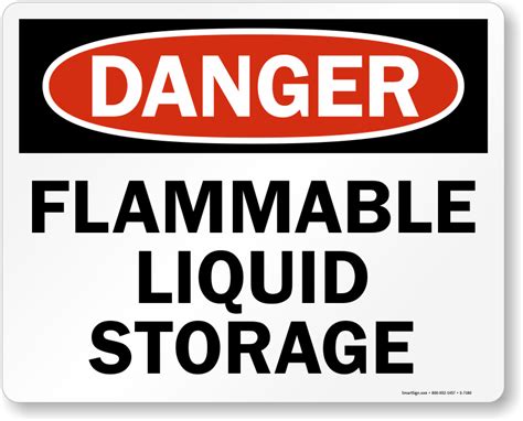 Flammable Storage Signs | Best Prices, Free Shipping