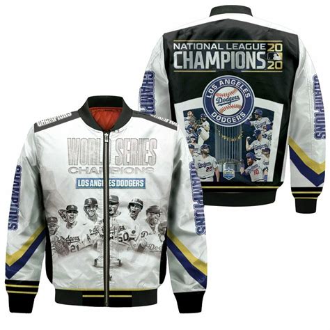 Los Angeles Dodgers World Series Champions Bomber Jacket Model 3452