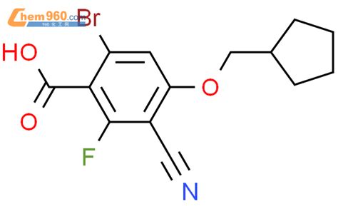 Benzoic Acid Bromo Cyano Cyclopentylmethoxy