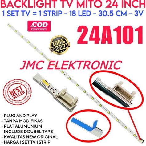 Jual Lampu Backlight Tv Mito A Led Backlight Strip Inch Mito