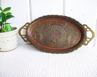 Peacock Tray Etsy