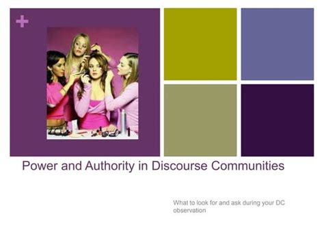 Discourse Communities