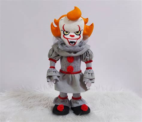 Horror Doll Scary Clown Felt Creepy Clown T For Horror Etsy