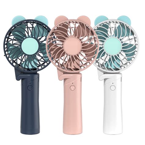 Unisex Handheld Electric Mini Portable Fan Foldable USB Rechargeable