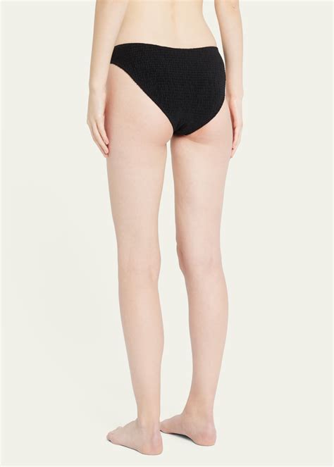 Toteme Smocked Mini Bikini Bottoms Bergdorf Goodman