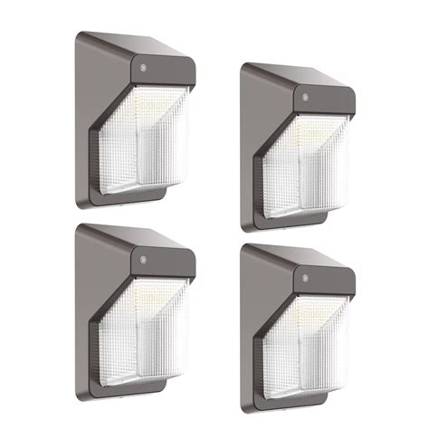 Tierone Led Wall Pack Light With Dusk To Dawn Photocell Outdoor Wall