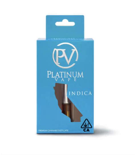 1g Thc Vape Cartridge Purple Punch By Platinum Vape Indica Pb