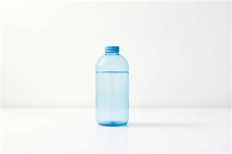 Premium Photo Blue Plastic Water Bottle On White Background