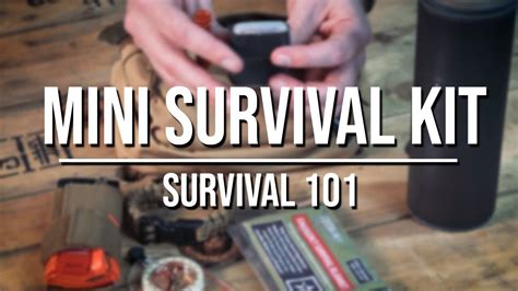 Mini Survival Kit Youtube