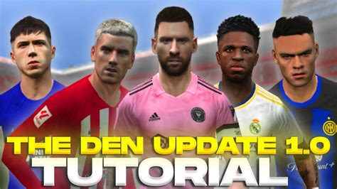 Tutorial Y Review De Pes The Den Update Parche Temporada