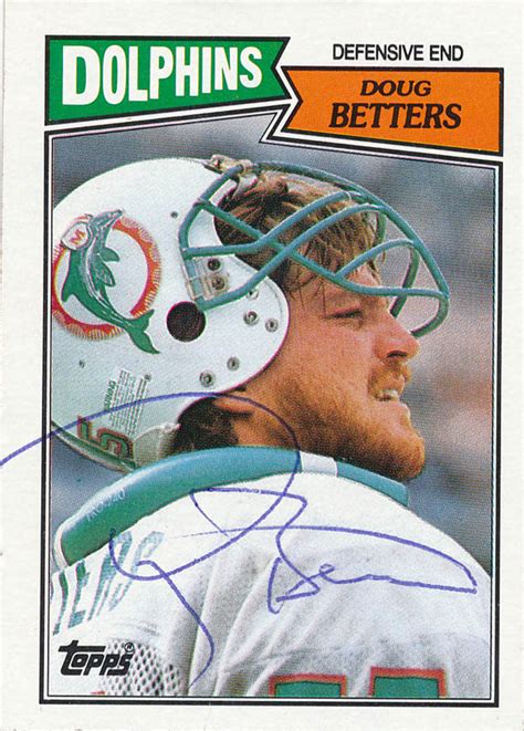 Doug Betters Tradingsports Card Signed Historyforsale Item 341237
