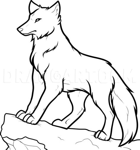 How To Draw Anime Wolves Anime Wolves Step By Step Drawing Guide By