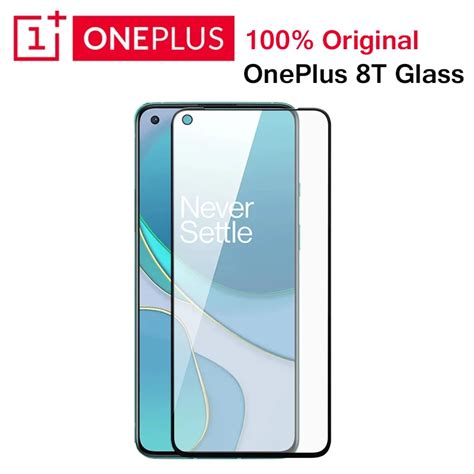 Original Oneplus 8t 3d Tempered Glass Screen Protector Full Cover