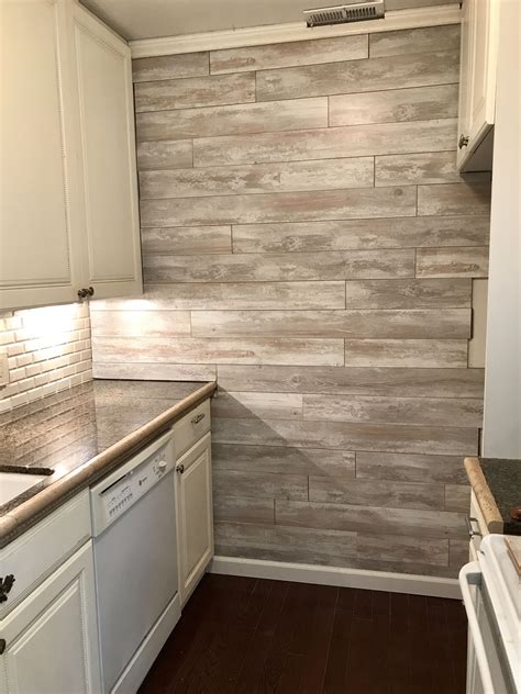 Laminate Flooring Backsplash It Looks Like Wood Artofit