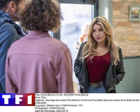 Photo Lola Marois Sur Le Tournage De La S Rie Plus Belle La Vie