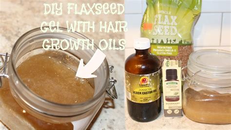 Diy Flaxseed Gel With Hair Growth Oils Mitchka Leon Youtube