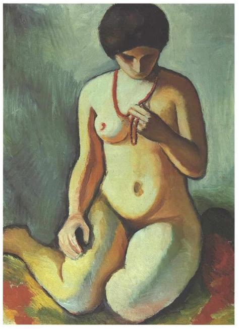 Stampe Di Qualità Del Museo Donna nuda con collana di corallo 1910 di