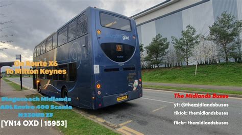 A45 Thrash Stagecoach Midlands ADL Enviro 400 Scania N230UD ZF YN14