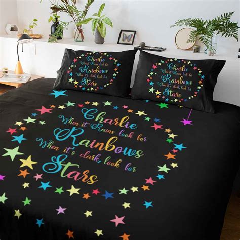 Rainbow Stars Personalised Quilt Cover Set Little Squiffy Reviews On Judge Me