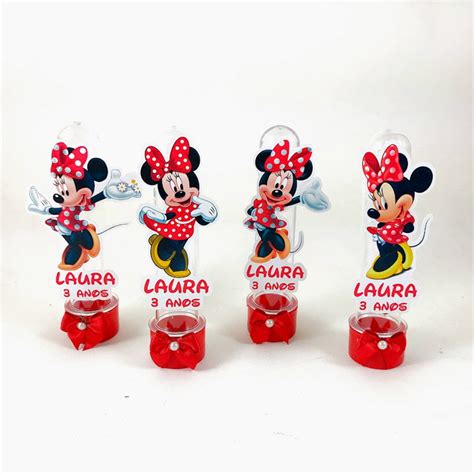 Tubete Personalizado Minnie Vermelha Elo Produtos Especiais