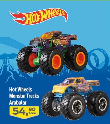 Hot Wheels Monster Trucks Arabalar İndirimde Market
