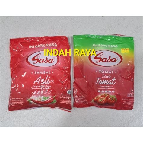 Jual SASA SAMBAL ASLI SAUS TOMAT 192g 24 Sachet X 8g Bks Shopee