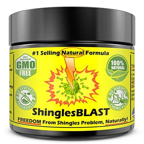 ShinglesBLAST - Fast Acting Natural Shingles Cream With 30 Essential Oils - End Shingles Pain ...