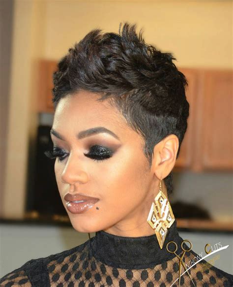 Short Pixie Haircuts For African American Hair Wavy Haircut