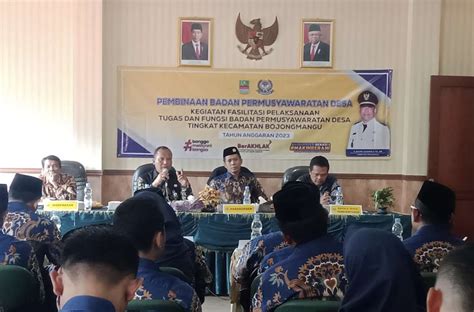 Pemerintah Kecamatan Bojongmangu Gelar Pembinaan Bpd