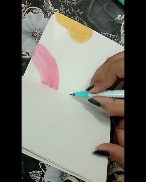 Easiest Boho Painting Tutorial 🖌️ Brushpen Domsbrushpens Viral