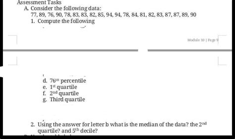 Answered Assessment Tasks A Consider The… Bartleby