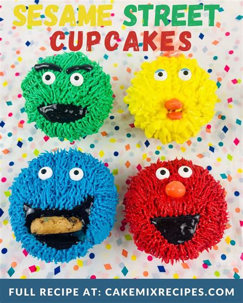 Sesame Street Cupcakes Cake Mix Recipes