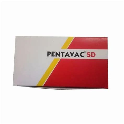 Pentavac Sd Vaccine Packaging Size X Ml Packaging Type Box