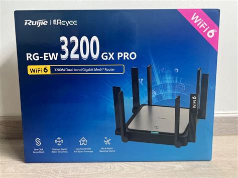 Ruijie Rg Ew3200gx Pro 3200m Wi Fi 6 Dual Band Gigabit Mesh Router