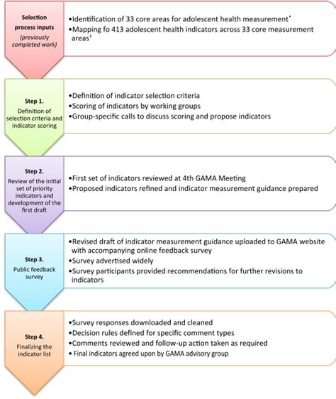 Priority Indicators For Adolescent Health Measurement Recommendations