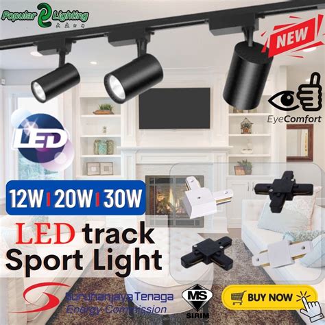 Sirim Track Light W Cob Led Lampu Tracklight Spotlight Ceiling