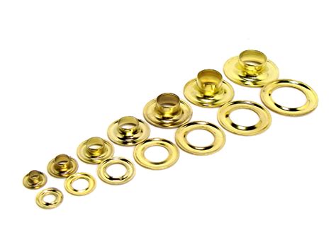 Sheet Brass Grommets