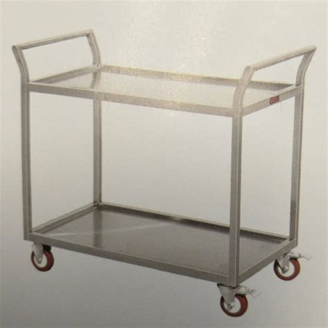 Shelves Stainless Steel Kitchen Trolley Size Dimensions Standard At