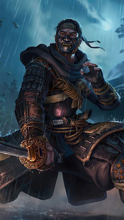 Jin Sakai Ghost Of Tsushima Video Game Hd Phone Wallpaper Rare Gallery