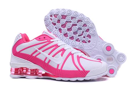 Nike Air Shox Oz Tpu Women Running Shoes White Pink Febbuy